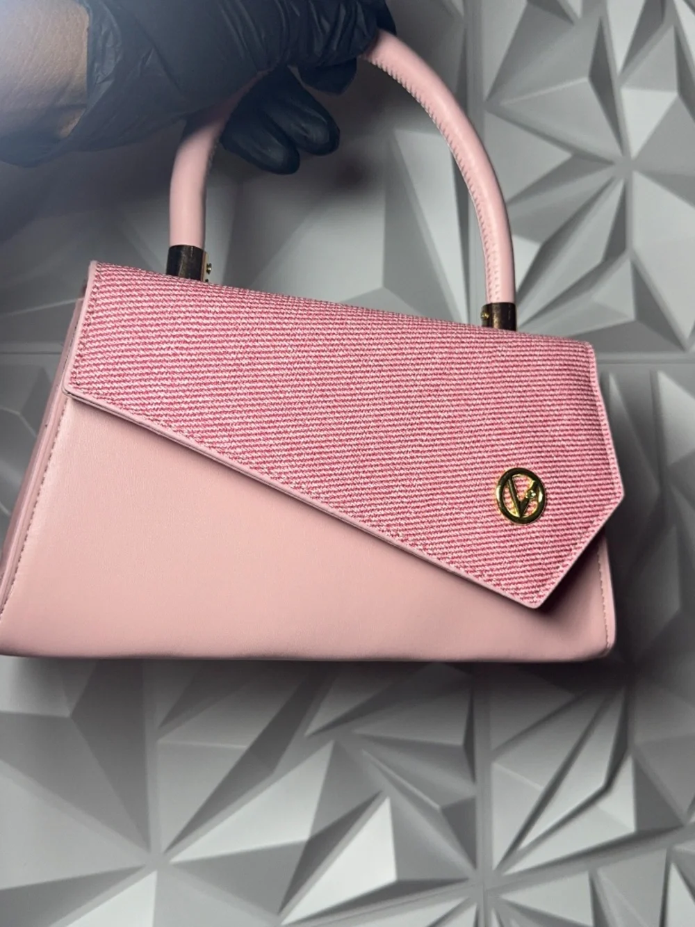 🎀 Pink Chic Top Handle Handbag